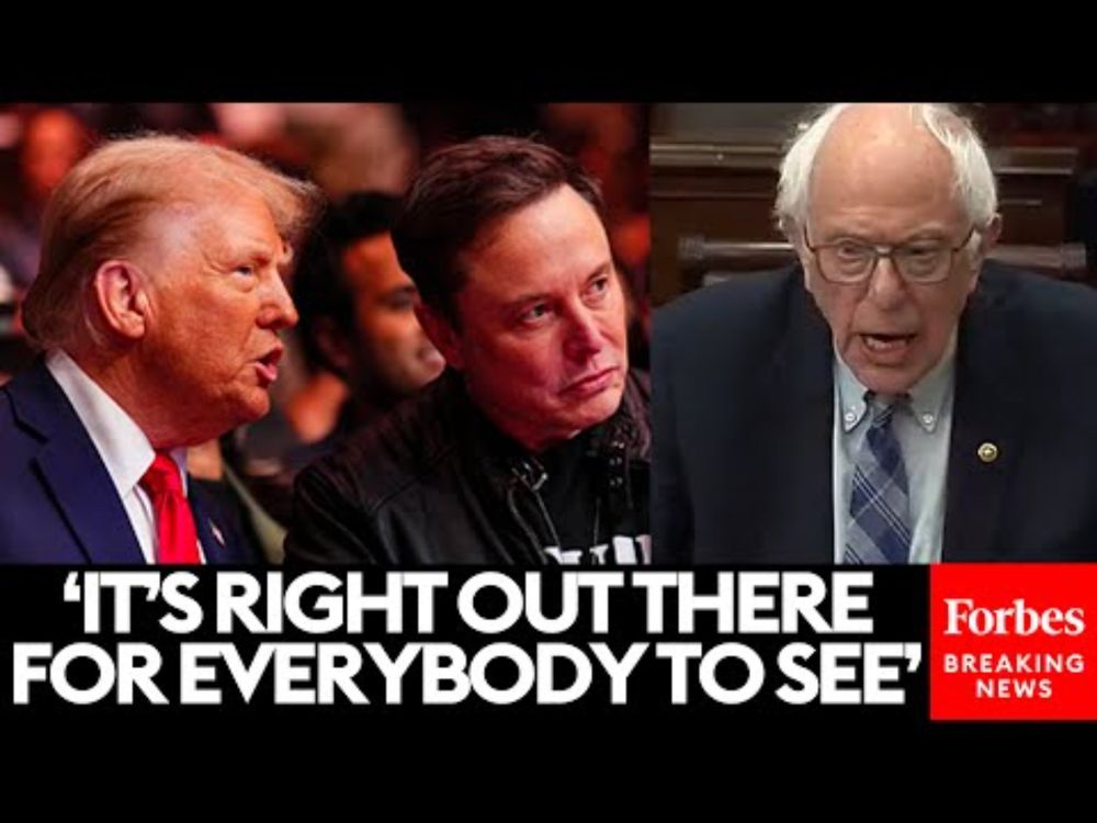 Bernie Sanders Delivers Ferocious Diatribe Against Trump, Musk—Accuses Them Of Creating 'Oligarchy'