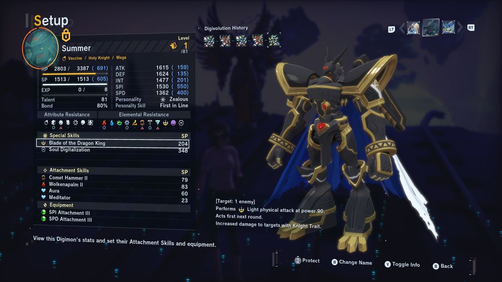 My alphamon Summer, he's zealous.

I called him like that like my fave tv girl album "Summer's over"