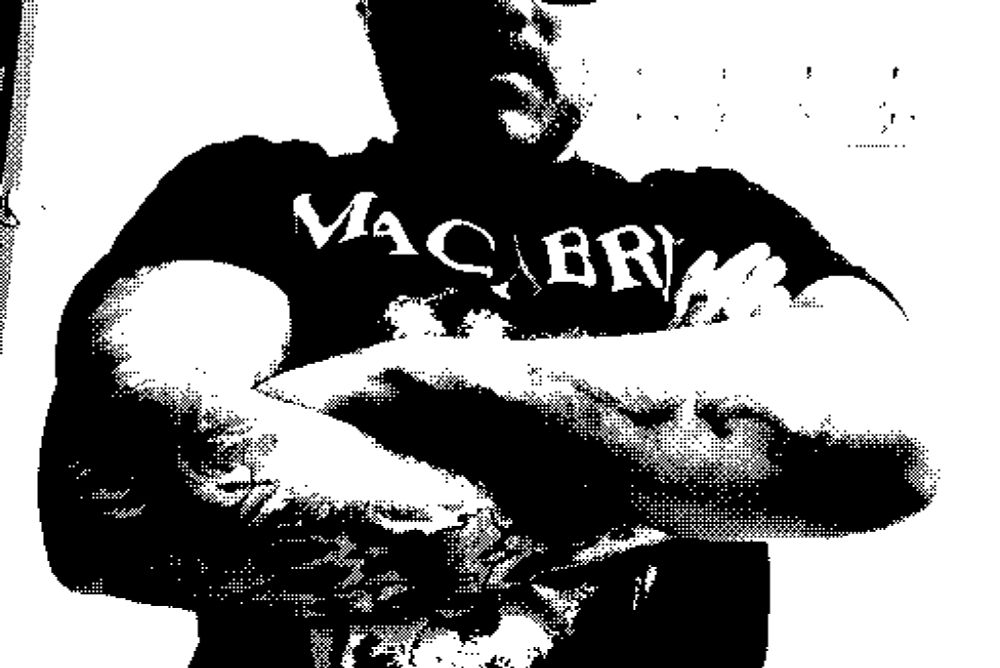 Irv folding his arms.