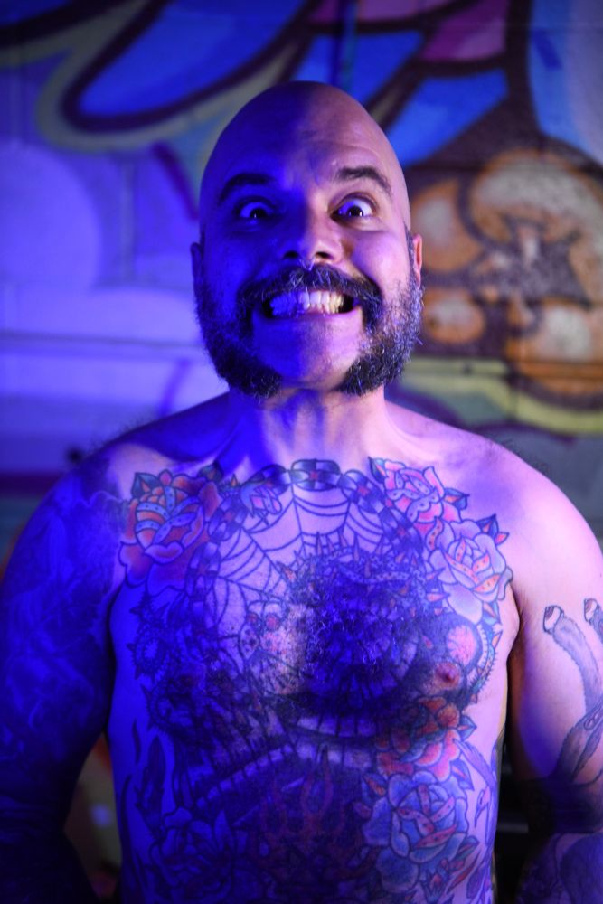 Irv smiling(?)
