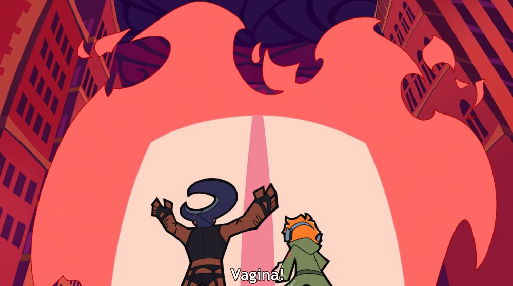 a screenshot where they say "Vagina!"