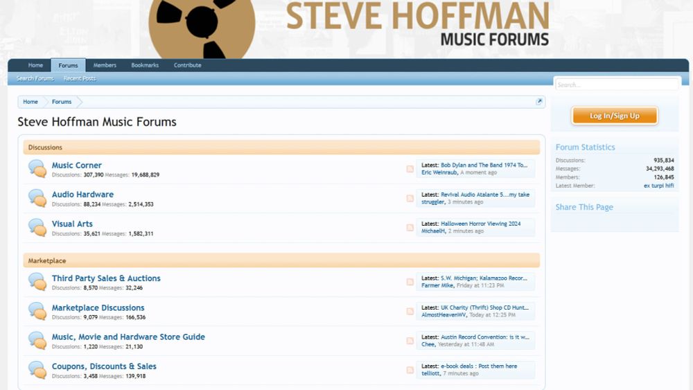 The Steve Hoffman Music Forums.