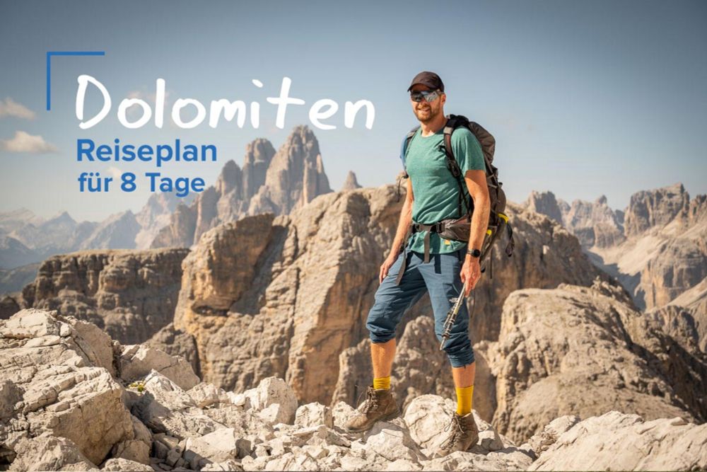 8-tägiger Dolomiten-Reiseplan: Grandiose Wanderungen, Klettersteige und urige Hütten