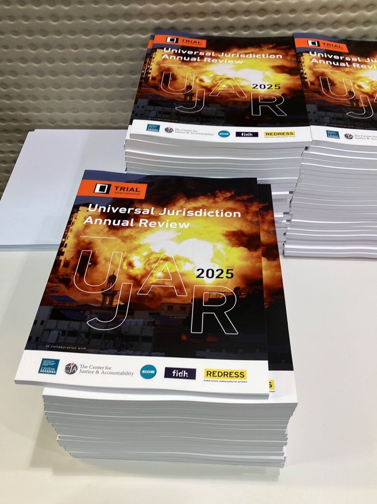 Paper copies of UJAR 2025 at its launch in April in The Hague.