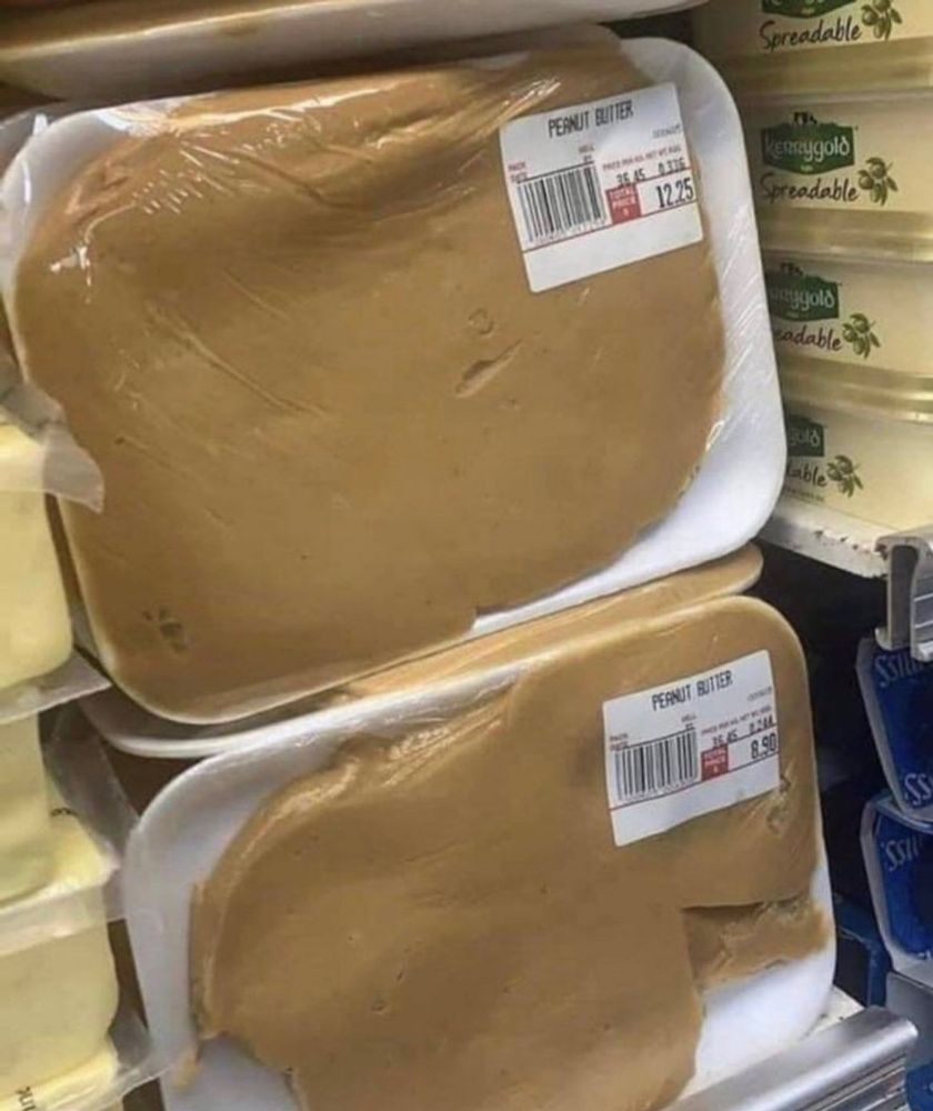 Two packs of packaged peanut butter