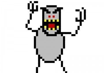 The yeti from the old video game Skifree