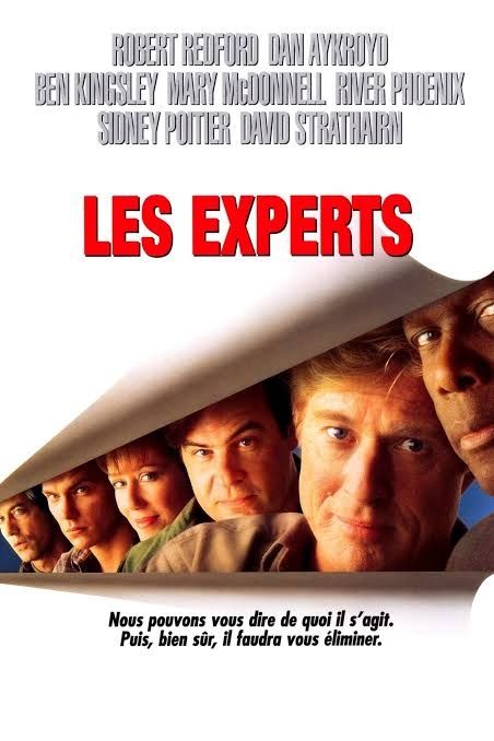 Affiche du film Les Experts avec Robert Redford 