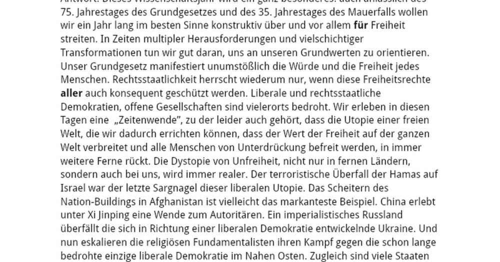 Interview Döring Wissenschaftsjahr Freiheit bmbf.de 15.05.2024