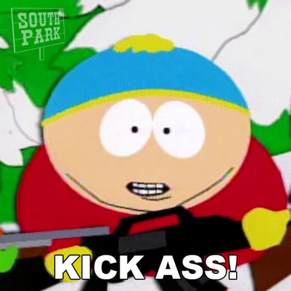 Kick Ass Eric Cartman GIF