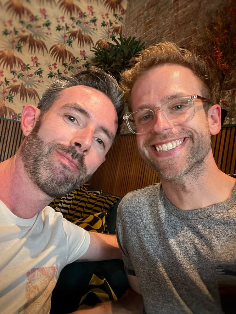 Me and hubby having a drink at a swanky little LA bar.