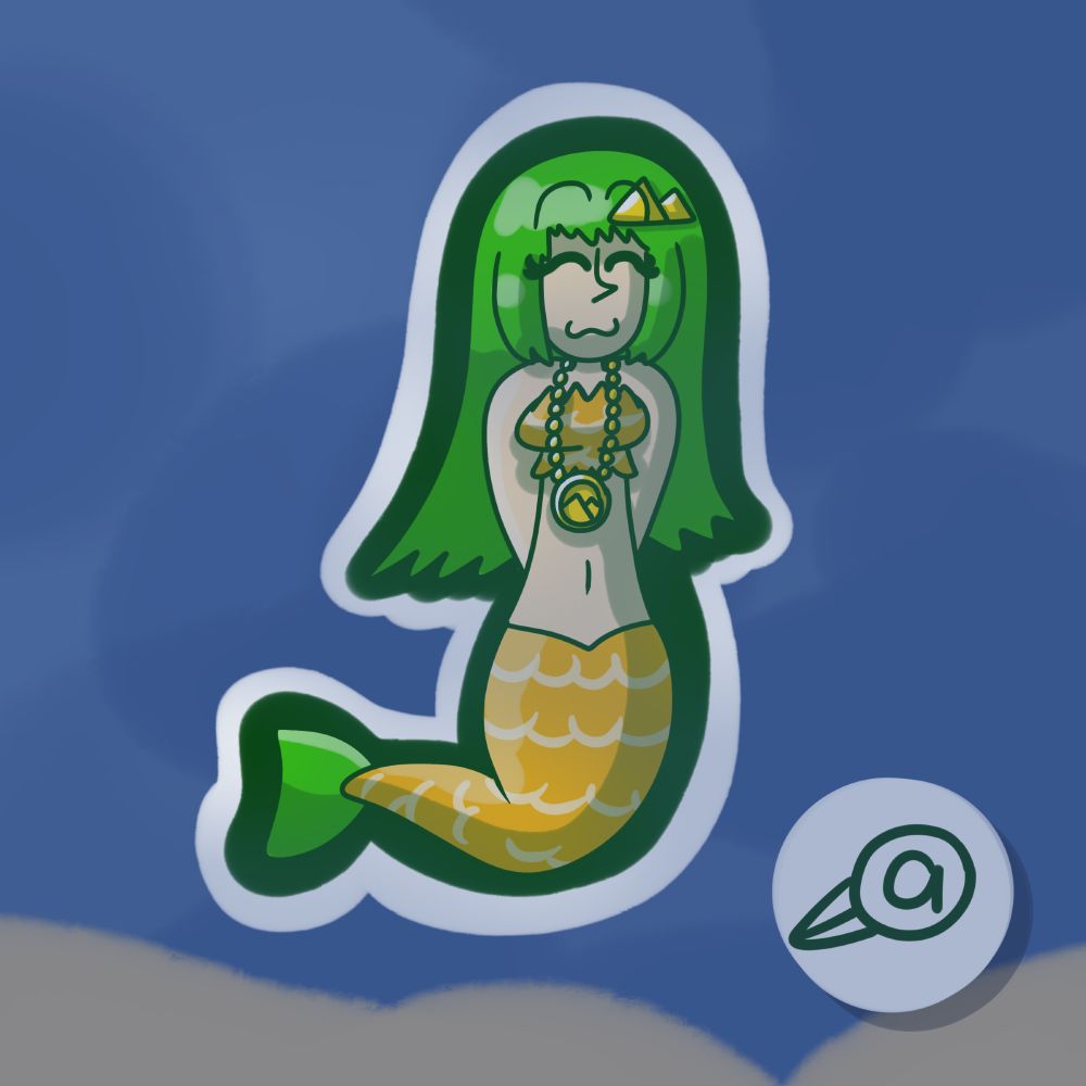 cydia as a mermaid, underwater