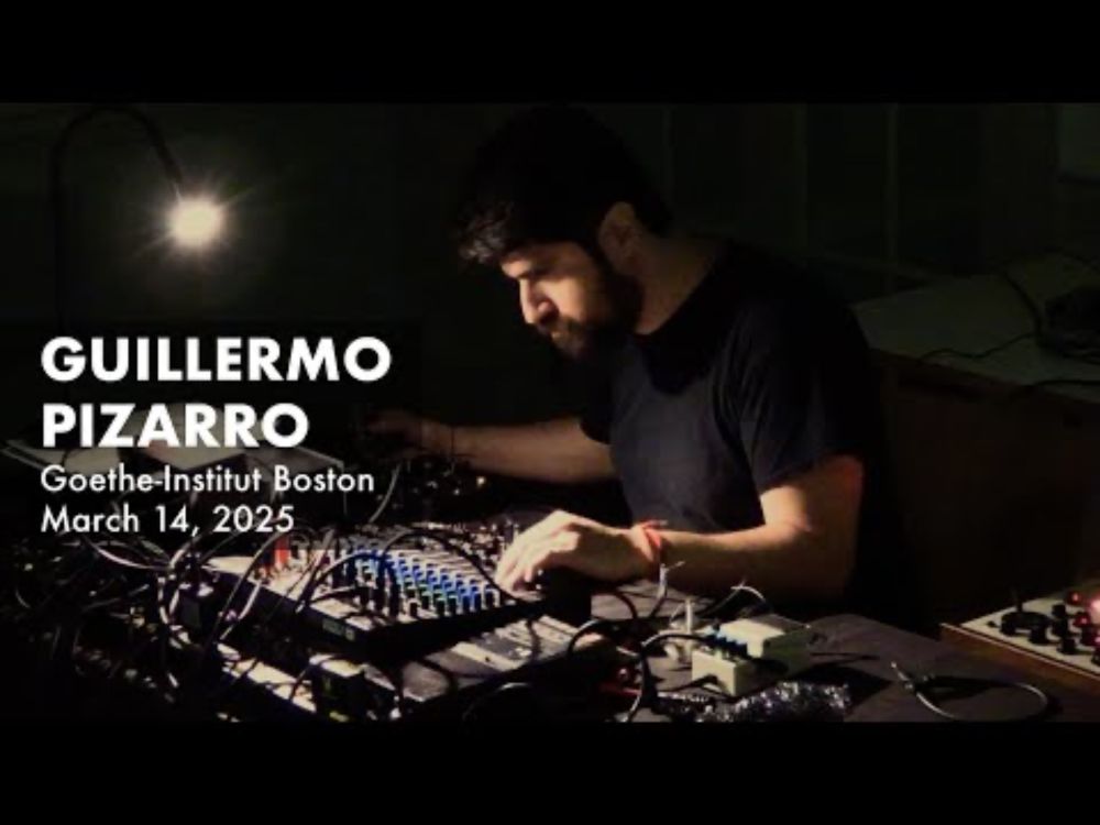 Guillermo Pizarro at the Goethe-Institut Boston