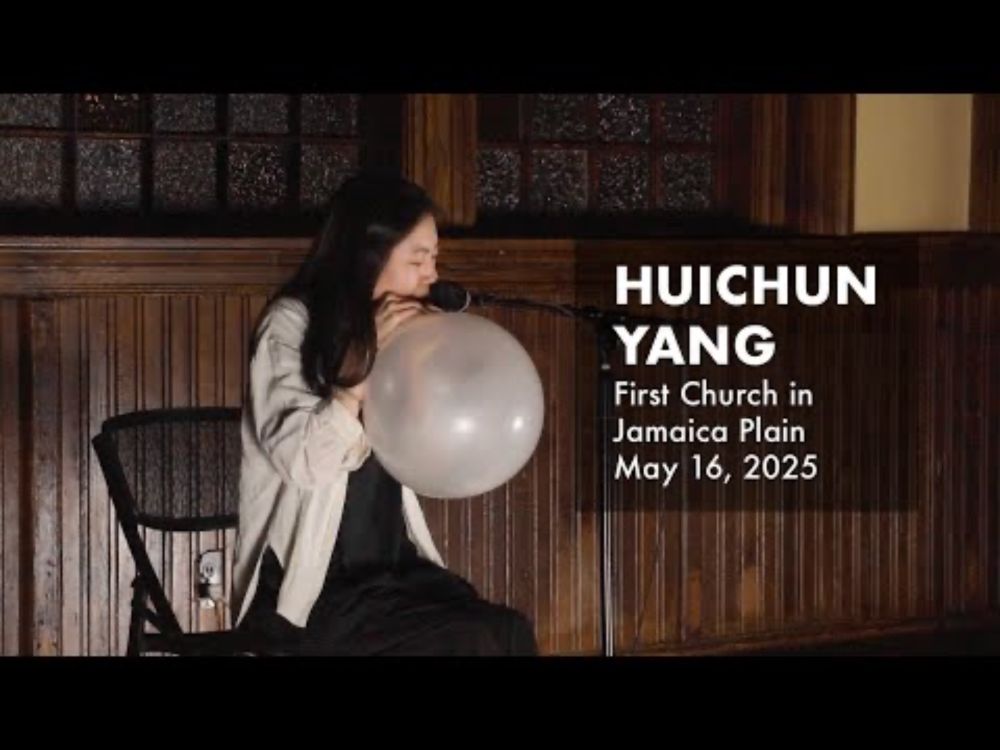 Huichun Yang at the First Church in Jamaica Plain