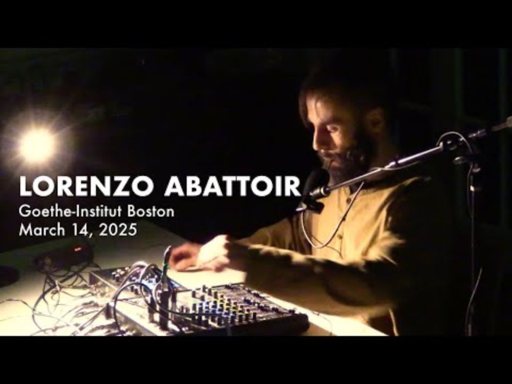 Lorenzo Abattoir at the Goethe-Institut Boston