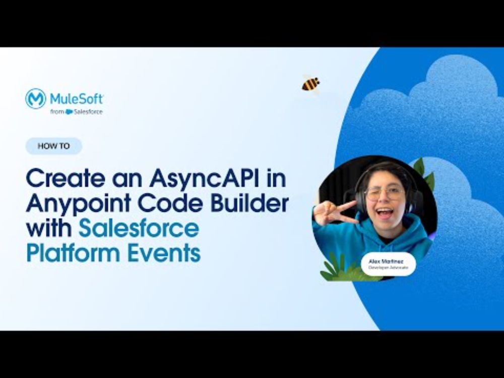 Create an AsyncAPI in Anypoint Code Builder with Salesforce Platform Events