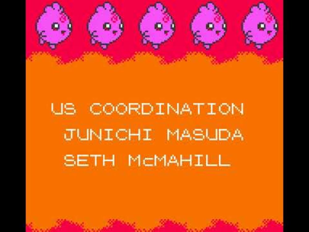 Pokémon Crystal Version - Credits