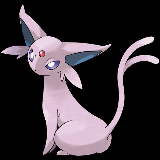 official artwork of espeon from pokemon