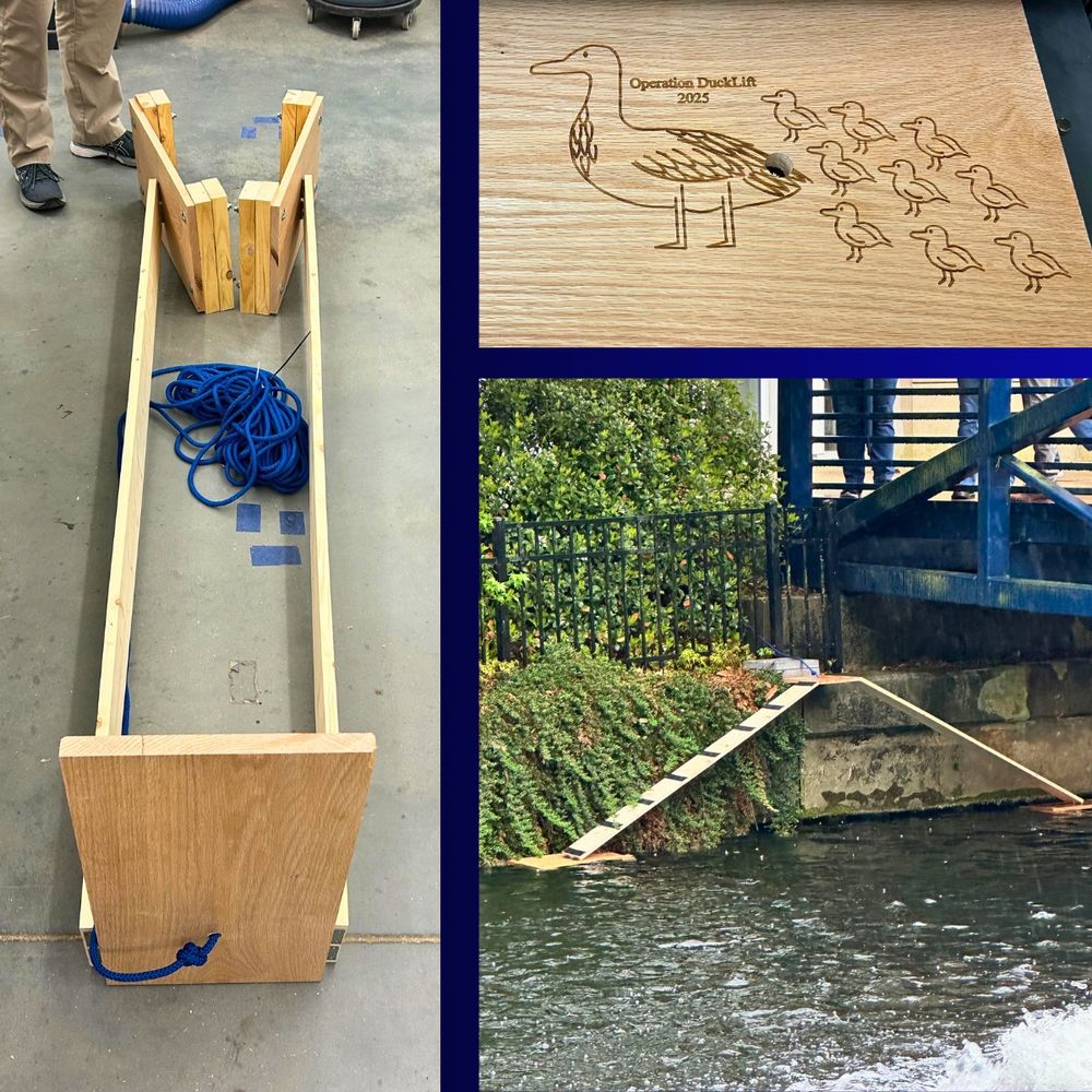Tau Beta Pi Chapter Virigina Gamma's chapter project Operation Duck Lift