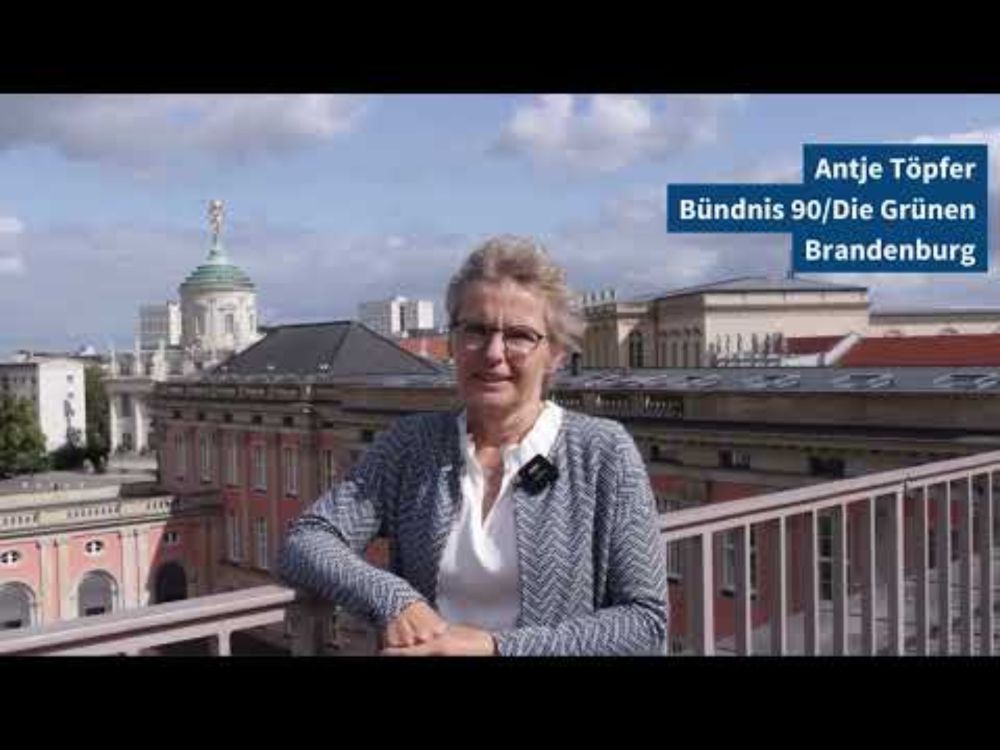 Videostatement - Antje Töpfer Spitzenkandidatin Bündnis 90/Die Grünen BB zu Demokratiepolitik