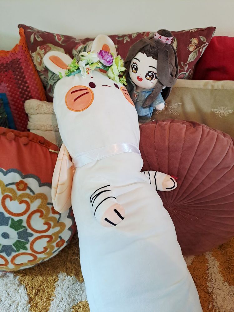 bunnylian long plush and lianlian minidoll