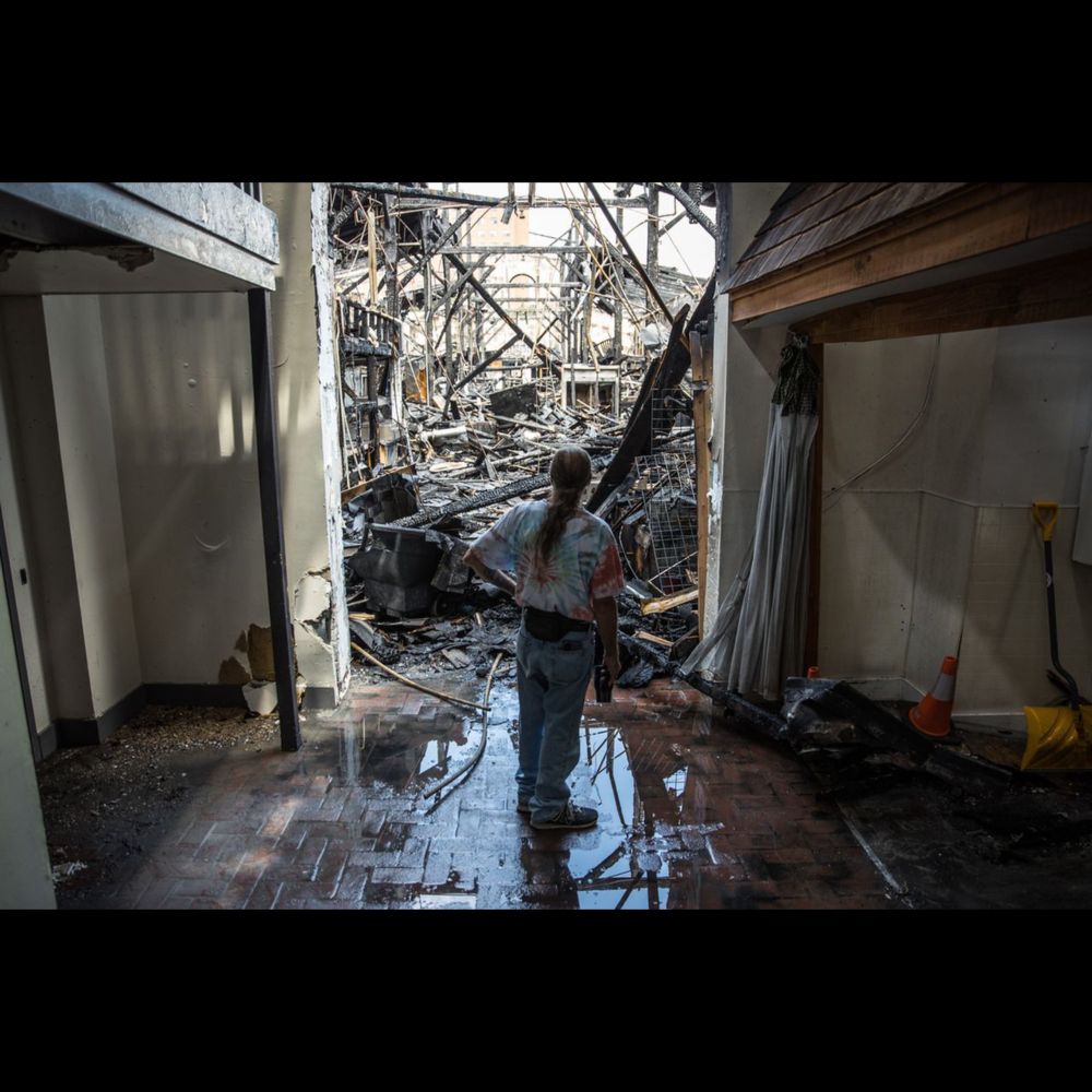 Take a look inside Broad Street Market, hours after overnight fire destroys building