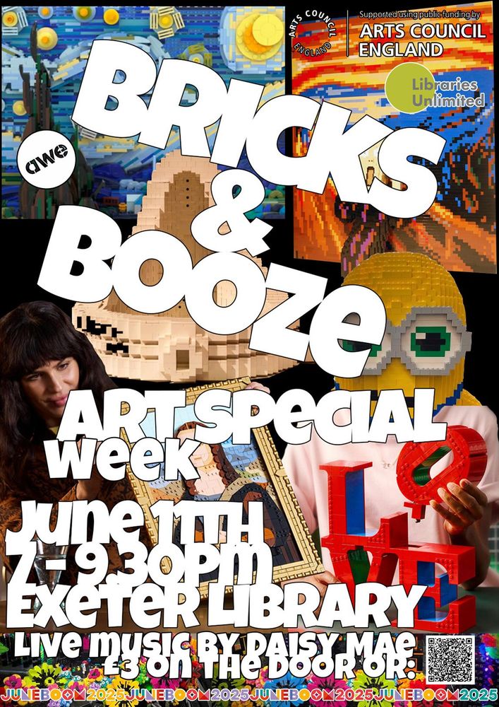 Bricks and Booze Art Week Special. Tickets £3 on the door or via eventbrite.