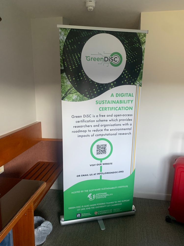 Roller banner for Green DiSC
