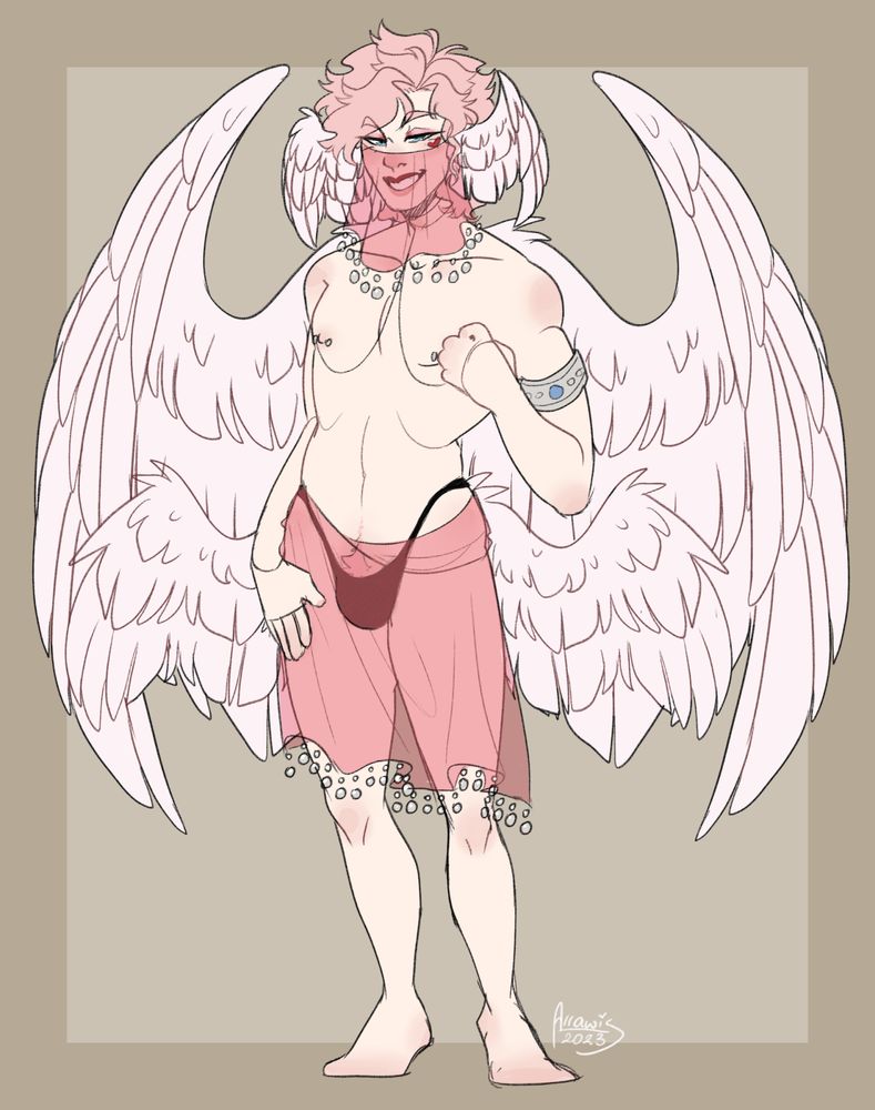 I've spent way too long doing research on angels- anyway, here's Azazel one of the first fallen angels 