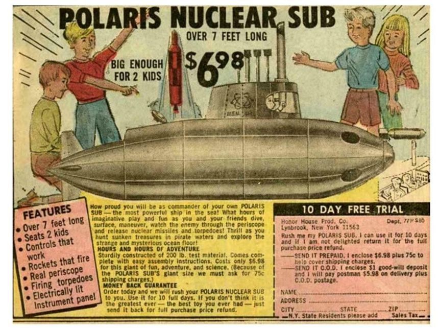 Polaris nuclear sub ad