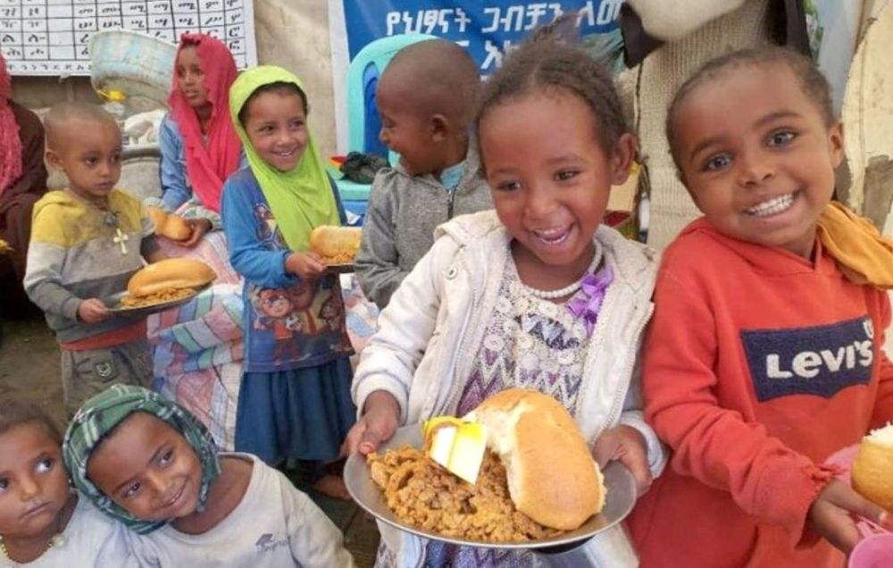 Engaged Buddhism: Buddhist Tzu Chi Foundation Feeds Displaced Children in Ethiopia - Buddhistdoor Global