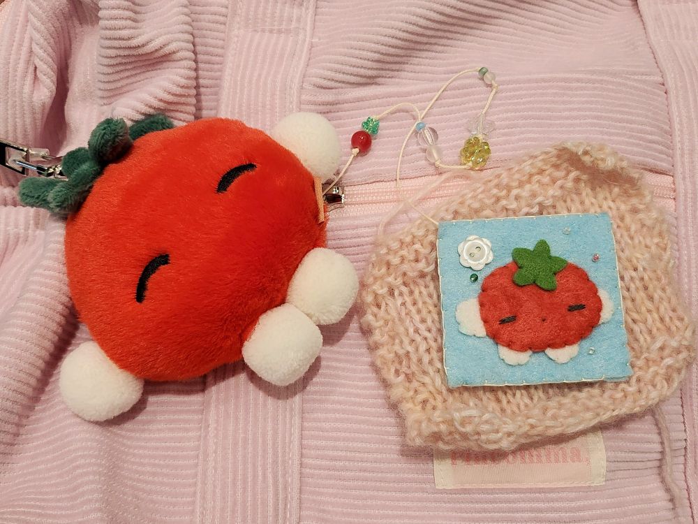 너무 귀여운 토마토 인형을 구매!!해서 세트로 만들어보았어요🍅 