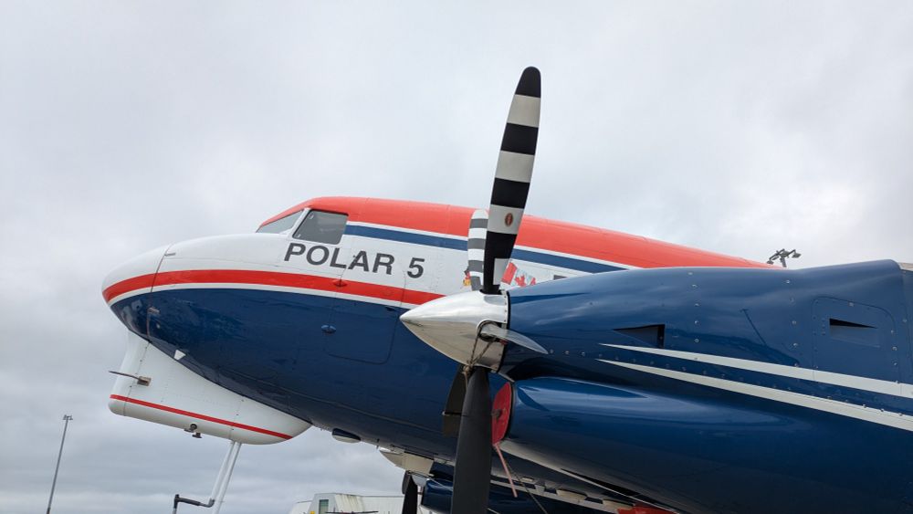 Polar 5 research aircraft ready to take off for Kiruna for the COMPEX-EC campaign.