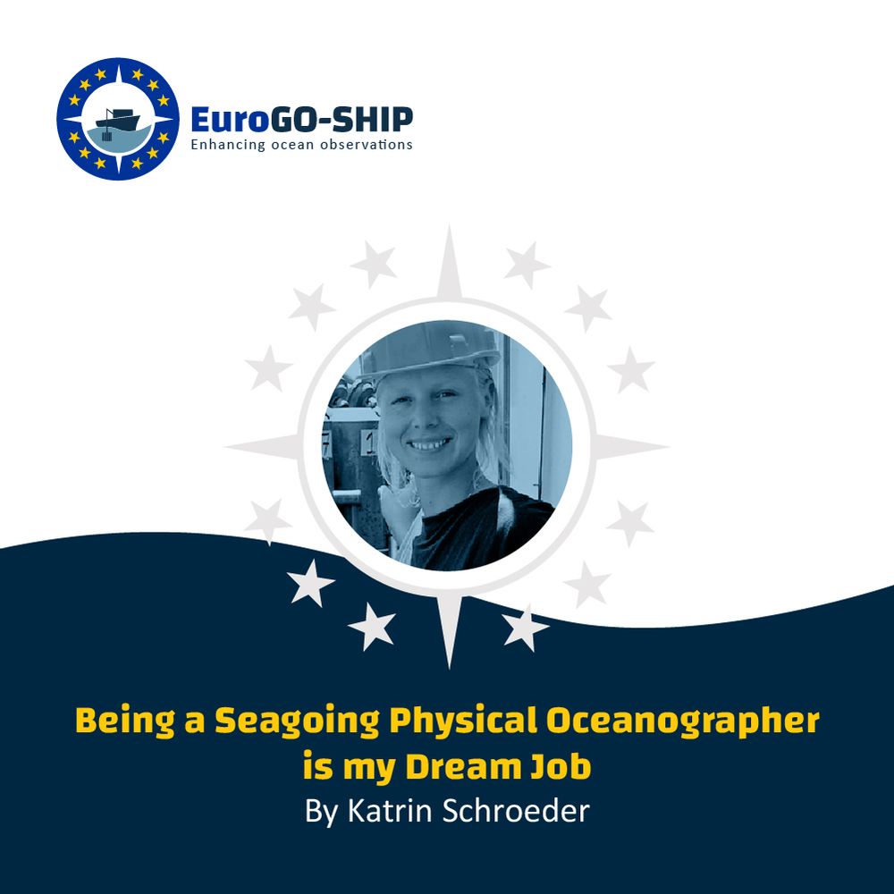 A woman smiling in promotion of her blog titled Being a Seagoing Physical Oceanographer is my Dream Job by Katrin Schroeder