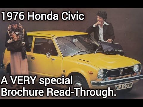 The Honda Civic Mk1 UK Brochure Read-Through. This isn't just any old Civic.