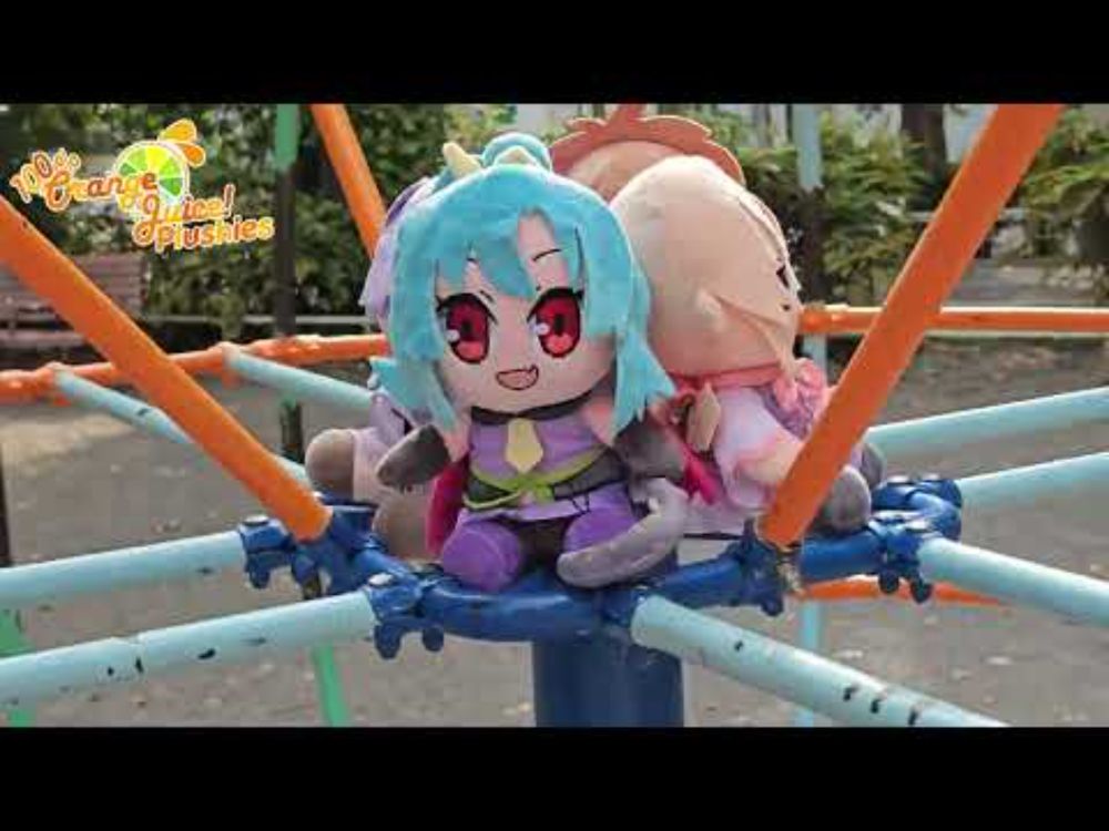 Plushies Ride the Carousel Forever - 100% Orange Juice!