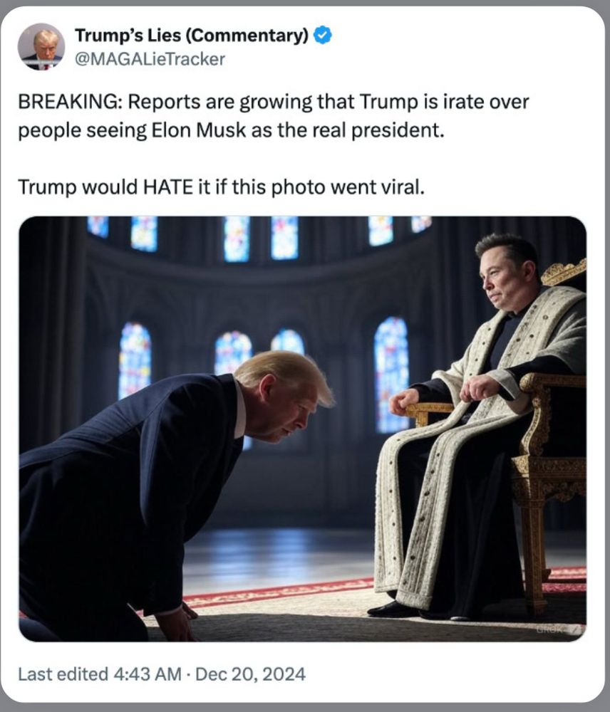 DT bowing down to EM