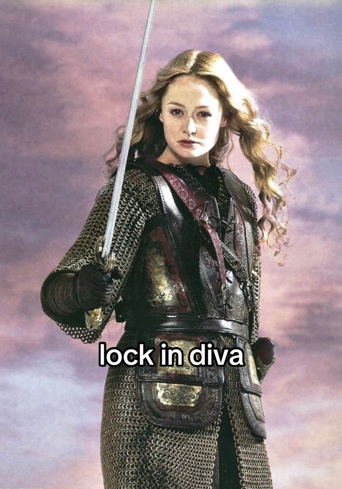lock in diva on a pic of éowyn