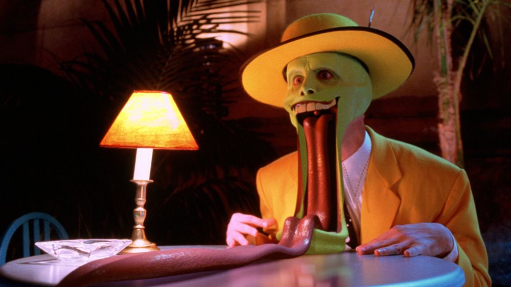 Jim Carrey portrays Stanley Ipkiss in Chuck Russell’s 1994 adaptation of THE MASK.