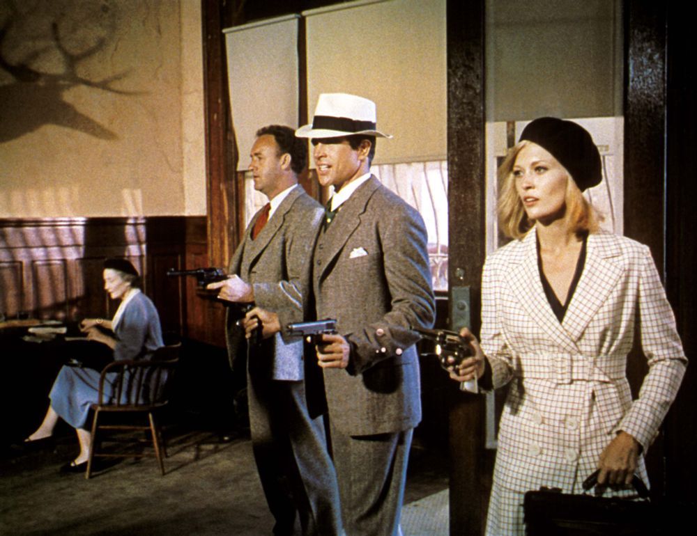 Gene Hackman, Warren Beatty and Faye Dunaway starred in “Bonnie and Clyde.” Credit: Everett Collection