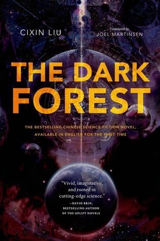 Novel cover for The Dark Forest by Cixin Liu