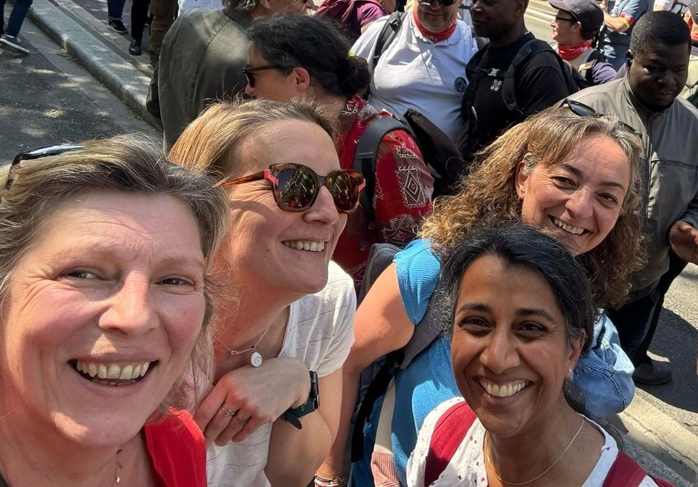 Selfie de militantes de la FSU 🤩