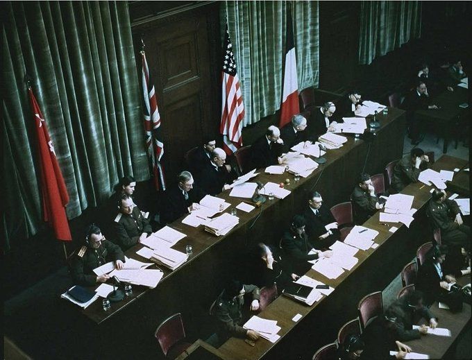 The International Military Tribunal at Nuremberg.