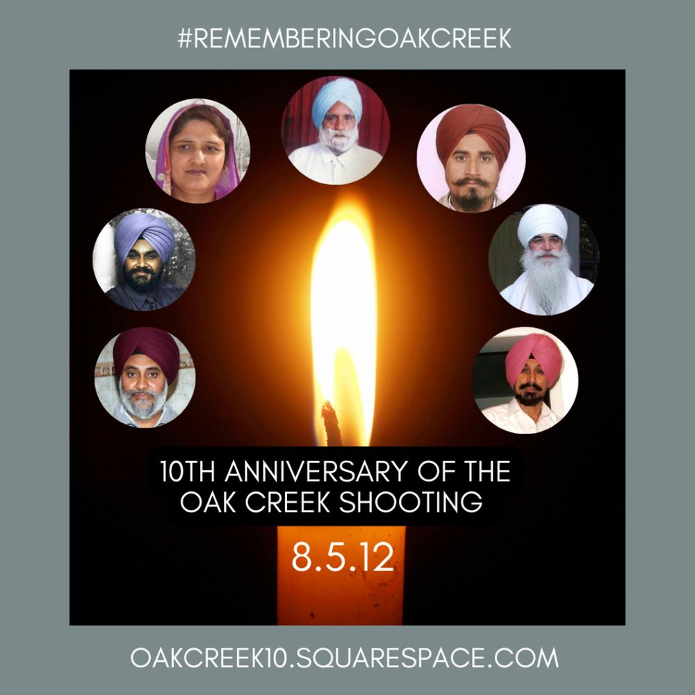 Collage of photos of the seven victims of the Oak Creek shooting. Six were murdered on Aug. 5, 2012, and the seventh victim died of his wounds in 2020.