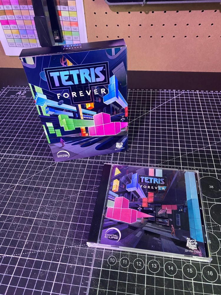 Tetris Forever Physical edition with DVD in a CD Jewel case  