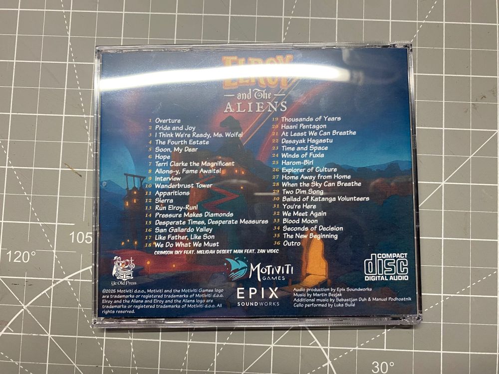Back of the CD Jewel case. I had to redo this art work but it turned out damn well. 