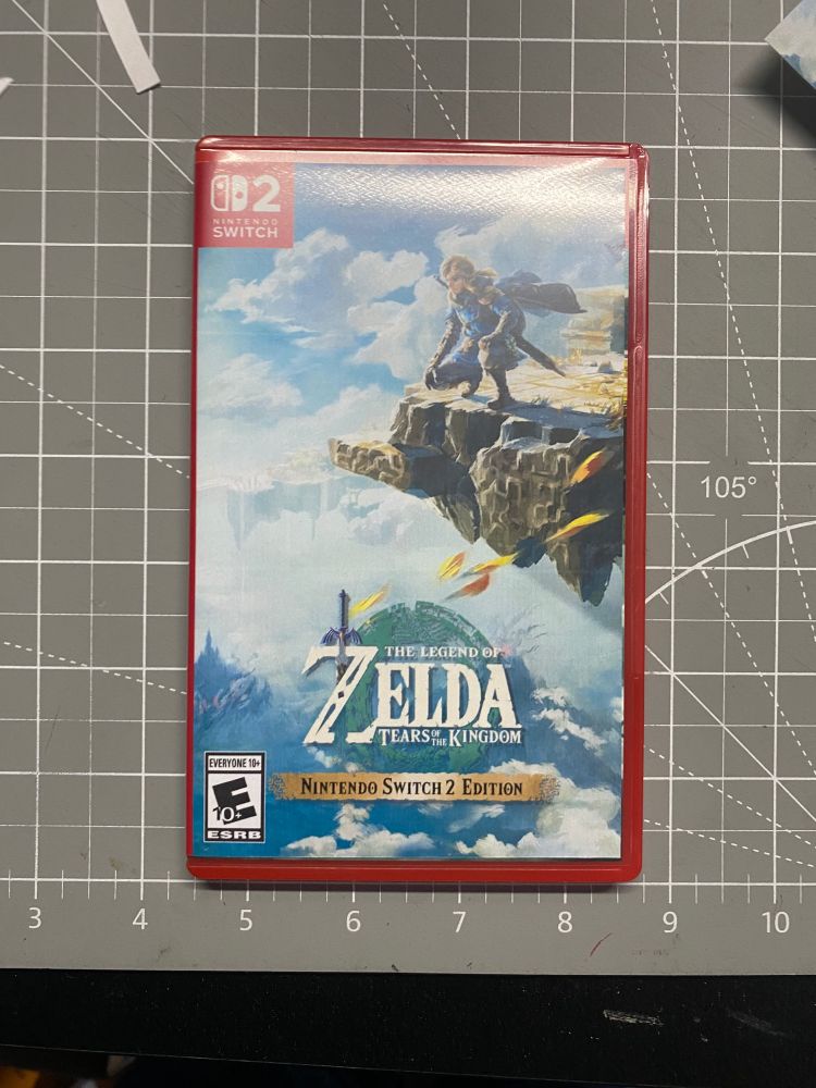 Custom made Switch 2 Cover for Tears of the Kingdom 