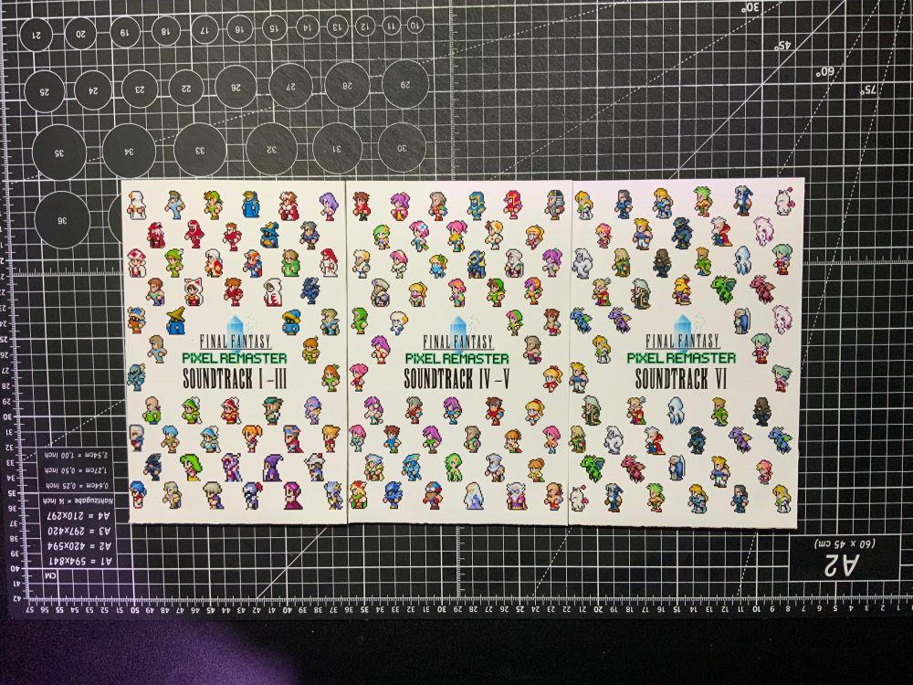 Final Fantasy Pixel Remastered Sound Track folders