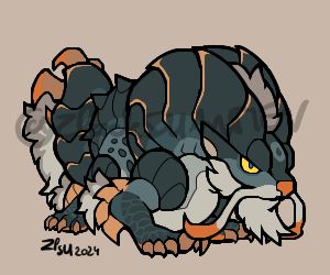 Fierce Almudron MHRiders style chibi/mini
