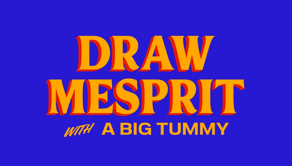 Draw Mesprit with a big tummy