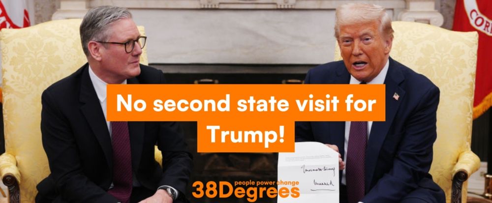 This is UNBELIEVABLE. Keir Starmer has just handed Donald Trump a letter from King Charles, inviting him for a second state visit to the UK. It’s totally unprecedented, and I was so outraged when I he...